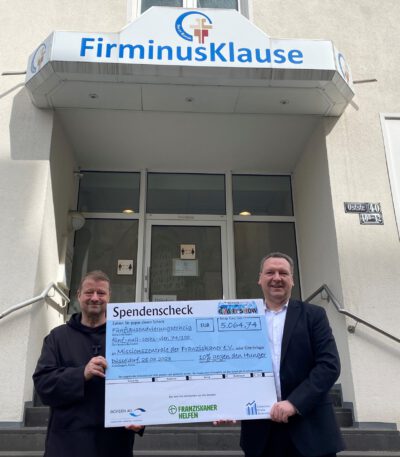 Scheckübergabe
