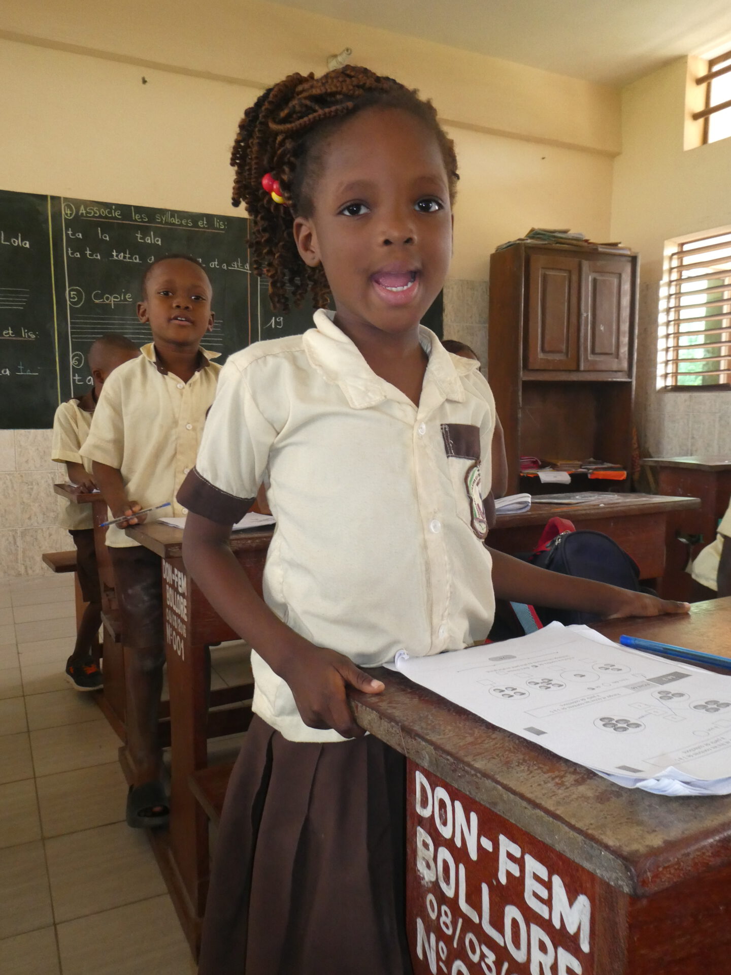Mädchen - Schule - Afrika - Benin