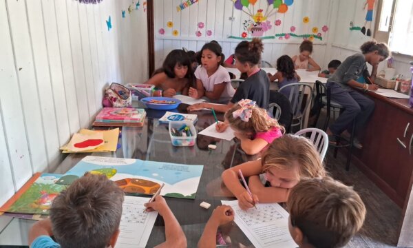 Förderung von Kindern der Recyclingmüllsammler