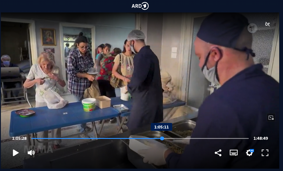 Beitrag des ARD Mittagsmagazins über die franziskanische Suppenküche in Aleppo, Syrien.