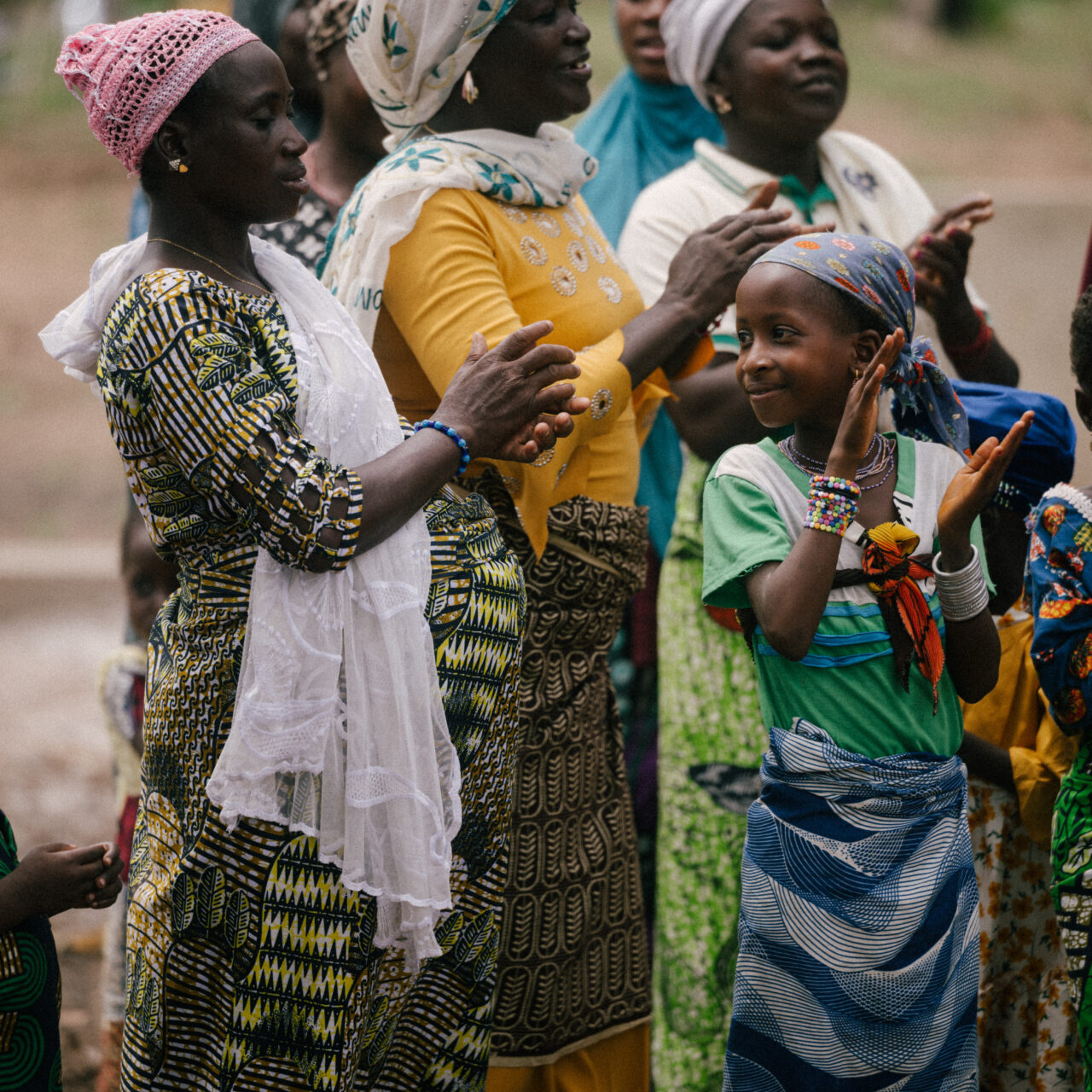 Frauen, Dorf, Benin