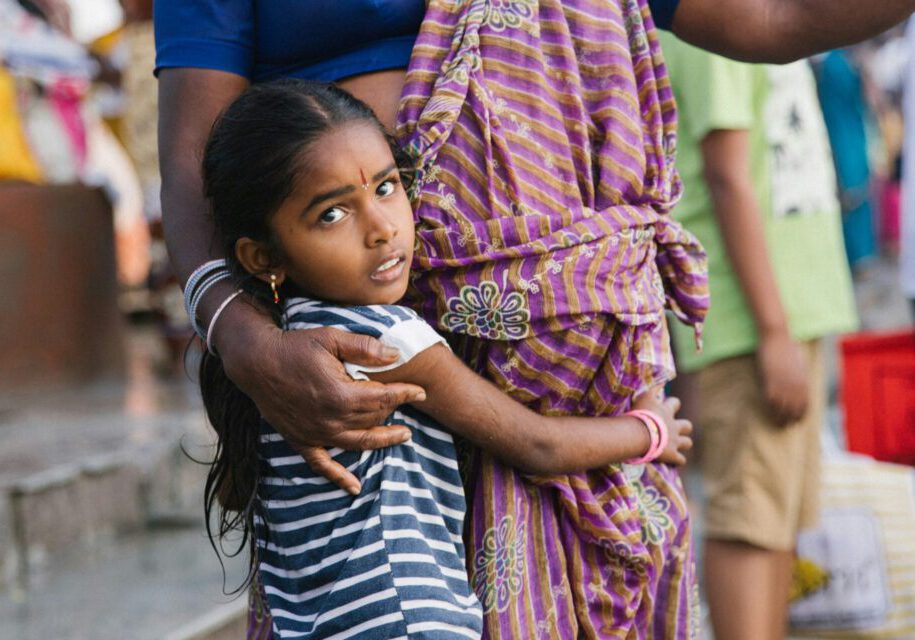 Indien Mädchen Hilfe